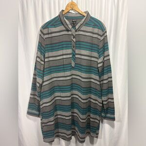 Patagonia Organic Cotton Shirt - Black and Blue